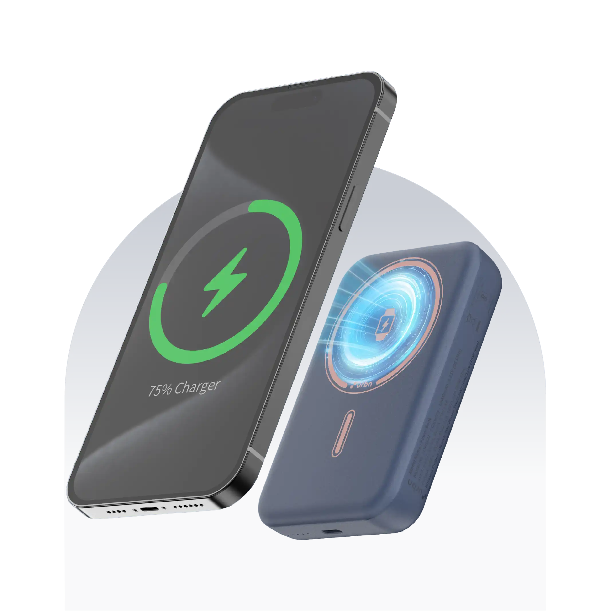 10000mAh Curve MagTag Power Bank